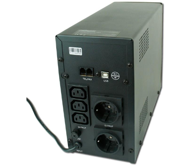 Gembird Energenie Zasilacz awaryjny UPS 1200VA (720 W) z LCD - 1099836 - zdjęcie 2
